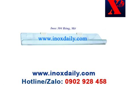 Kệ kiếng cường lực Inox 304 - KK 08