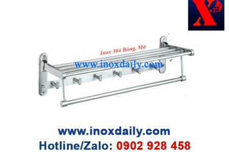 Máng khăn 2 tầng đa năng Inox 304 - MKT 04
