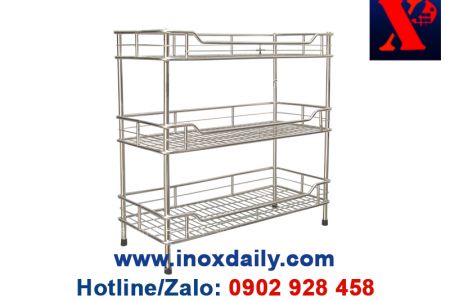 Kệ sóng chén 3 tầng Inox 304 - KC 16