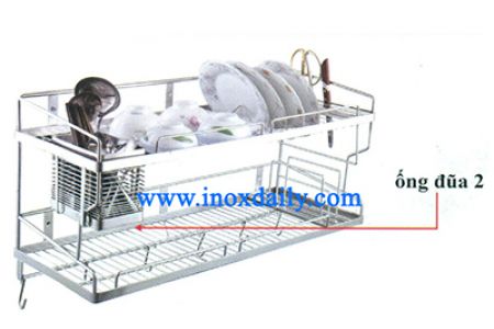 Kệ sóng chén 7 tấc 2 tầng