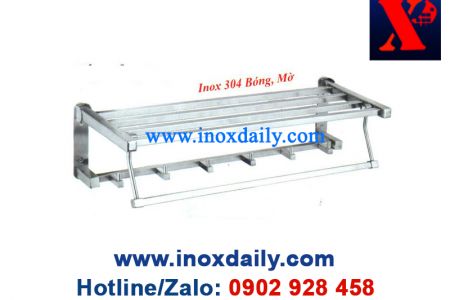 Máng khăn 2 tầng đa năng Inox 304 - MKT 08