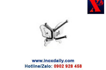 Móc áo hình bướm 4 râu Inox 304 - MA 28