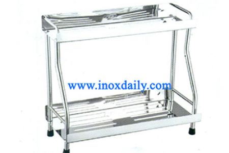 Kệ sóng chén 7 tấc 2 tầng có khay hứng nước