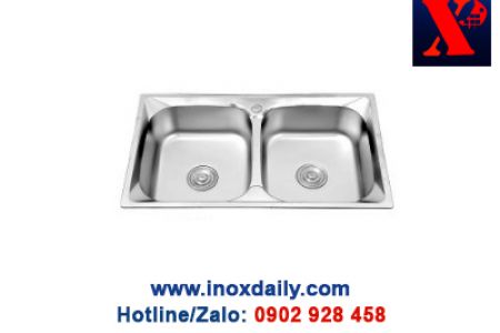 Chậu rửa đôi Inox 304 - XPC 8048 (201)