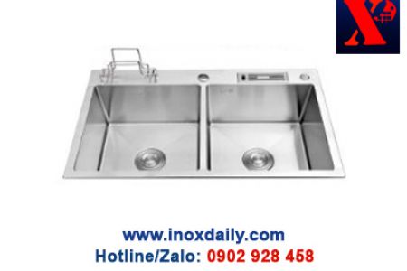 Chậu rửa đôi inox (304 - 201) - XPC 8245D