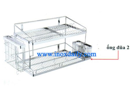 Kệ sóng chén 7 tấc 2 tầng