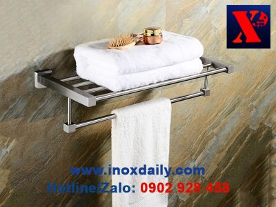 Máng khăn 2 tầng đa năng Inox 304