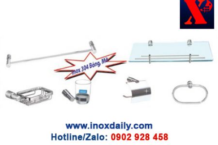 Bộ phụ kiện Inox cao cấp 6 món 304 - PK 02