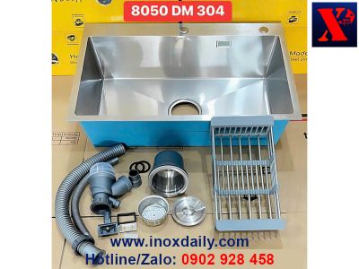 Chậu 1 hộc xả phi 140, dày 3.5